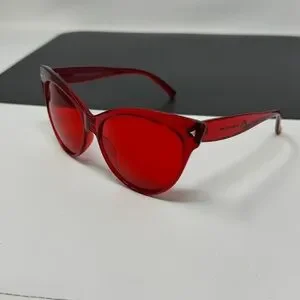 Rainbow OPTX red Sunglasses big cat eye Red – VitalityRainbow OPTX – Mood-Boosting Color Sunglasses main image 4
